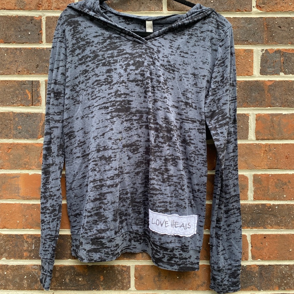 Thistle Farms "Love Heals" Charcoal Hoodie